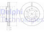 2X Disco Freno Delphi BG4257 Per Fiat Fullback Pickup (502 503) 46 3Mm 294Mm
