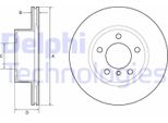 2X Disco Freno Delphi BG4645C Per Bmw 1 Hatchback (F20) 3 Touring (F31) 73 2Mm