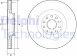 2X Disco Freno Delphi BG9202C Per Audi Tt Coupé (8J3) Tt Roadster (8J9) 49 7Mm