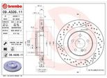 2X Disco Freno Brembo 09.A326.11 57Mm 330Mm