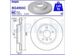 2X Disco Freno Delphi BG4993C Per Bmw I3 (I01) 44 8Mm 280Mm