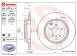 2X Disco Freno Brembo 09.A774.11 Per Land Rover Range Rover Sport (L320) 59Mm