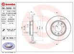 2X Disco Freno Brembo 08.C659.11 Per Peugeot 308 Sw Ii 308 Ii 35Mm