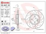2X Disco Freno Brembo 09.A047.3X Per Mini Hatchback (R56) Clubman (R55) 44Mm