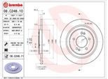 2X Disco Freno Brembo 08.C248.11 Per Hyundai I40 Cw (Vf) I40 (Vf) 25Mm 300Mm
