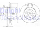 2X Disco Freno Delphi BG3749 Per Hyundai Accent Ii (Lc) Accent I (X-3) 52Mm