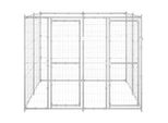 Vidaxl Cuccia Per Cani Da Esterno Acciaio Zincato 4,84 M²