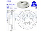 2X Disco Freno Delphi BG4827C Per Porsche Boxster (981) Cayman (981) 69Mm 315Mm