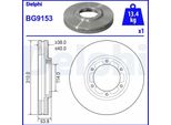 2X Disco Freno Delphi BG9153 Per Mitsubishi Canter (FB7 FB8 FE7 FE8) Vii