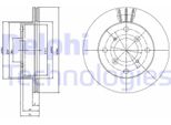 2X Disco Freno Delphi BG2645 Per Suzuki Swift Ii Hatchback (Ea Ma) 50Mm 231Mm