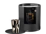 Bicchiere Da Caffè Espresso Eisch 132/8 Platino Con Piattino In Gr Unik 30013211
