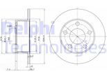 2X Disco Freno Delphi BG2746 Per Vw Passat Variant (3B6) Passat Variant (3B5)