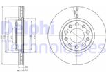 2X Disco Freno Delphi BG4314 Per Fiat 500X (334_) 39 7Mm 281Mm