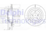 2X Disco Freno Delphi BG3931 Per Subaru Impreza Notchback (Gd) 67 4Mm 290Mm