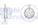2X Disco Freno Delphi BG3874 Per Mazda 6 Station Wagon (Gy) 6 (Gg) 48 7Mm 283Mm