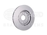 2X Hella 8DD 355 133-771 Disco Freno, Asse Anteriore