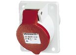 Scatola Di Montaggio Twincontact 16A, 5P, 6H, 400V, IP44 - Presa Per Pannello Cee 16A 5P 6H 156