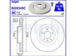 2X Disco Freno Delphi BG9349C Per Land Rover Range Rover Sport (L494) 62Mm