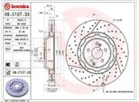 2X Disco Freno Brembo 09.C127.33 64 5Mm 390Mm