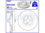 2X Disco Freno Delphi BG5125C Per Mini Hatchback (R56) 45 4Mm 330Mm