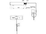Valvola A Parete Delabie Tempomatic 4 G 1/2B Attacco A Incasso 230/6V L190