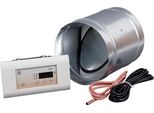 Inserto Camino Intelligente In Acciaio Kratki Lucy Slim 8 Kw Ø 160 Msk