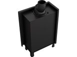 Inserto Camino Intelligente In Acciaio Kratki Lucy Slim Sinistro 8 Kw Ø 160 Msk