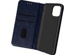 Avizar, Custodia In Pelle Finta Con Funzione Di Supporto Per Apple Iphone 13, Blu