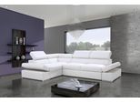 Divano Angolare Divano Moderno Divano Angolare Suite Zona Giorno Design Rivestimento 100% Pelle