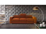Divano 3 Posti Funzione Letto Design Rivestimento Moderno Tessuto Divani Tre Posti