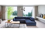 Divano Angolare In Tessuto Divano A L Design Imbottitura Tessile Angolo Moderno Divano Angolare Blu Nuovo