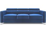 Divano Design Rivestimento Moderno Tessuto Letto Funzione Divano 3 Posti Tre Posti