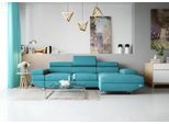 Divano Angolare In Tessuto Divano Angolare A L Divano Di Design Divano Imbottito Tessile Moderno Turchese