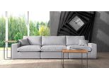 Divani Divano Design Tappezzeria Moderna Grigio Tessuto Divano 3 Posti Tre Posti
