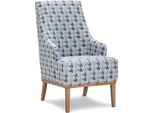Poltrona Sedia Di Design Rivestimento Relex Tessuto Tessuto Pelle Salotto Televisione 1 Posto