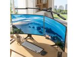 Lampada Per Monitor Lampada Da Scrivania A Led Nera Con Morsetto E Protezione Degli Occhi Da 24W Lampada Da Tavolo Per Lettura Lampada A Morsetto Ultra Luminosa Lampada Da Ufficio Con 5 Colori Di Luce E Luminosità Automatica Per Casa, Ufficio, Lettura, Studio