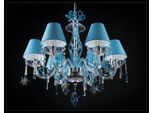 Lampadario Moderno Di Boemia Luce Del Soffitto Lampadario Di Cristallo Lampada Blu