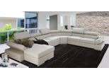 Divano Zona Giorno Xxl Divano Imbottito Design Set Angolare Divani 100% Pelle Italia