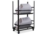Carrello Di Trasporto Per Tavoli Da Lavoro In Acciaio Inox Per Un Massimo Di 5 Tavoli Pieghevoli In Acciaio Inox, 88X65X113Cm (Lxtxh), T91200