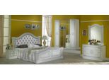 Cameretta Completa Di Design Moderno Letto 2X Comodino 6 Pezzi Armadio