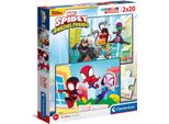 Puzzle Clementoni 2X20 Super Kolor: Avventure Con Spidey!