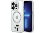 Karl Lagerfeld Klhmp13Lhnkcit Custodia Rigida Per Iphone 13Pro 6,1 Trasparente Iconic Karl&Choupette Magsafe