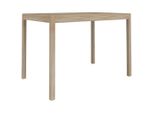 Vidaxl Tavolo Da Pranzo 110X70X75 Cm In Legno Massiccio Di Acacia