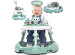 Deambulatore Twinky® In Verde Menta | Deambulatore Con Set Di Gioco E Accessori Per Un Apprendimento Sicuro E Giocoso | Incluso Tappetino Per I Piedi E Maniglia Di Presa
