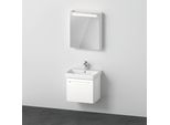 Duravit No.1 Ensemble De Meubles 600, Incl. Lavabo, Meuble Sous-Lavabo, Armoire De Toilette Avec CharnièRes à Droite, N10155R18180000, N10155R18180000