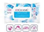 Cleanic Clean&Fresh Salviette Umidificate Universali 1Op.-200Pz