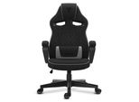 SENSE7 Knight Gaming Chair Sedia Da Scrivania Sedia Ergonomica Per Ufficio Sedia Ergonomica Per Giocatori Poltrona Da Gioco, In Tessuto, Nera E Grigia, Fino A 120 Kg