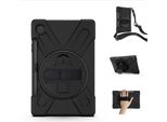 Estuff - Cover Posteriore Per Tablet - Silicone, Policarbonato - Nero - 10,4" - Per Samsung Galaxy Tab S6 Lite (ES683)"