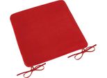Cuscino Liscio Korall Micro - 40X40 Cm - Rosso