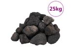 Vidaxl Granuli Di Lava 25 Kg Nero 5-8 Cm
